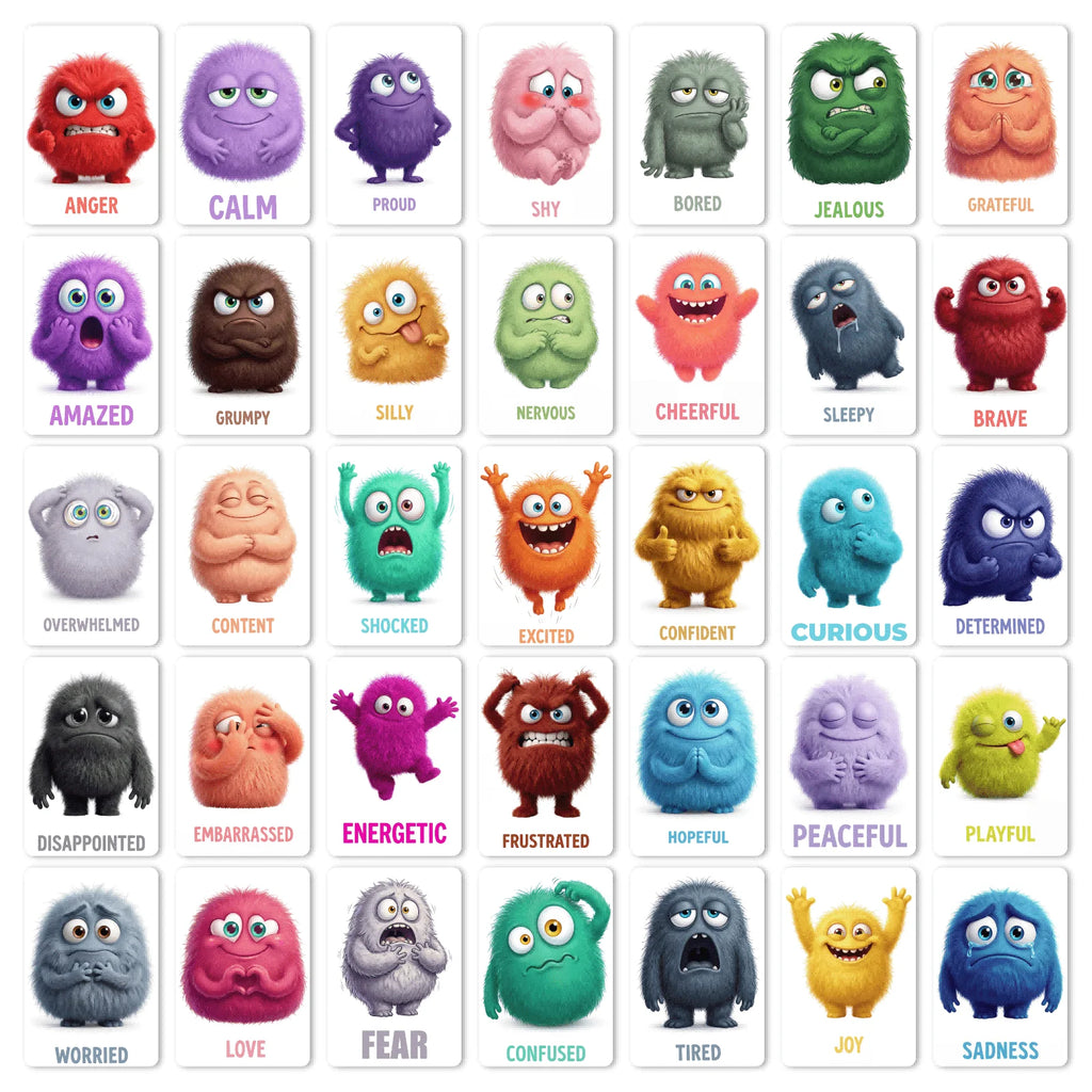 Feelings Monster Cards